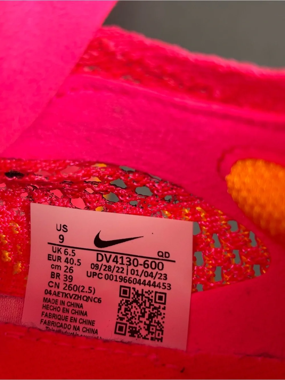 Nike ZoomX VaporFly Next 3 Hyper Pink  Womens Running Racing Shoes Size 9